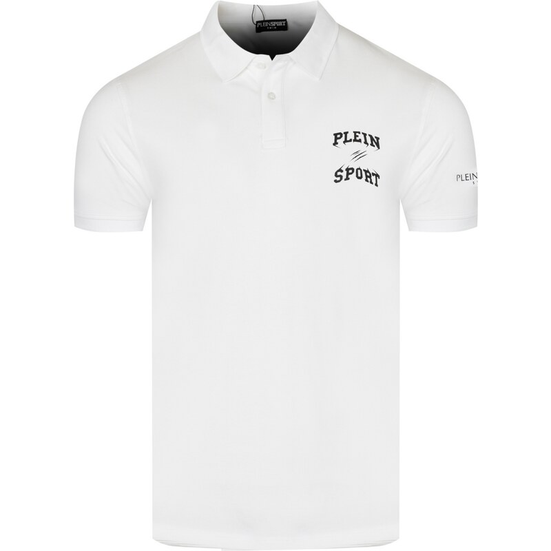 PLEIN SPORT Refined White polo tričko