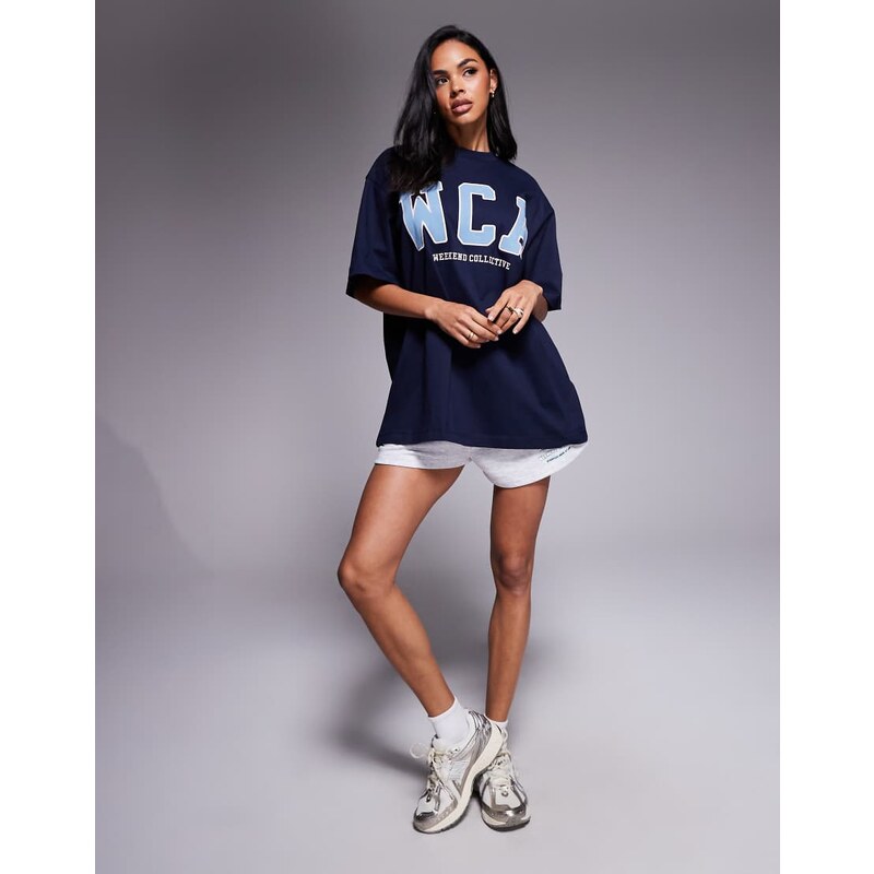ASOS Weekend Collective Weekend Collective Icon oversized t-shirt with 107712713