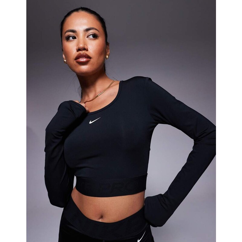 Nike Training Nike Pro Training Dri-FIT cropped long sleeve top
