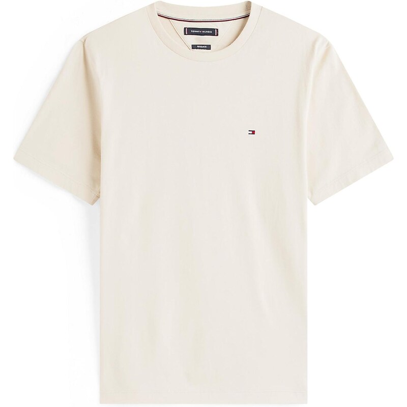 TOMMY HILFIGER Tričko Flag Embroidery námořnická modř / červená