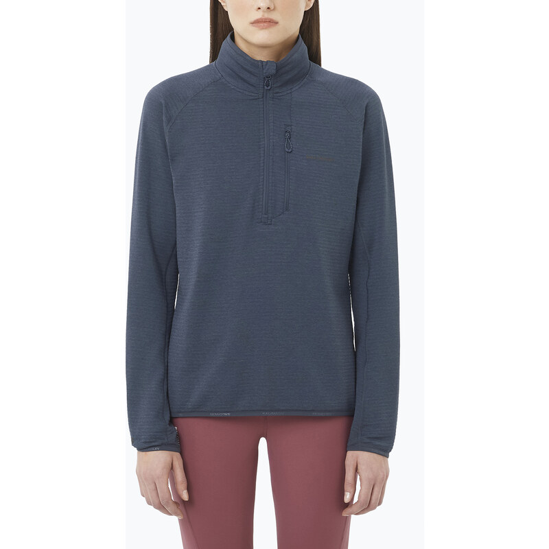 Dámská trekkingová mikina Salomon Essential Lightwarm Half Zip