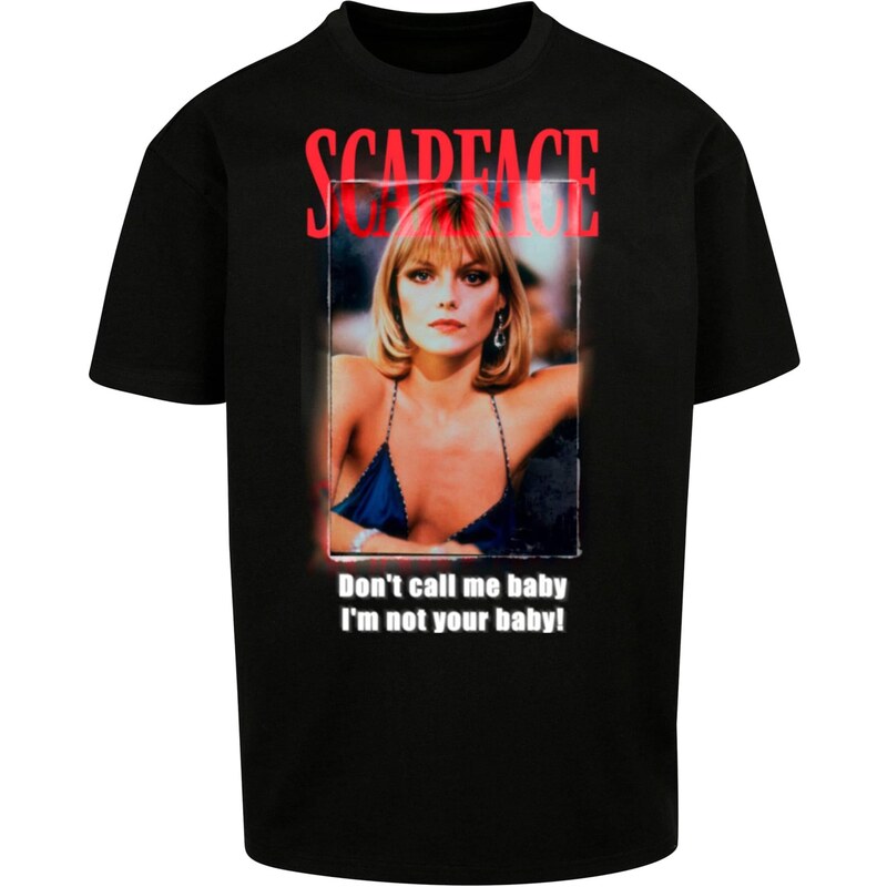 MT Upscale Tričko Scarface Dont Call Me Baby námořnická modř /