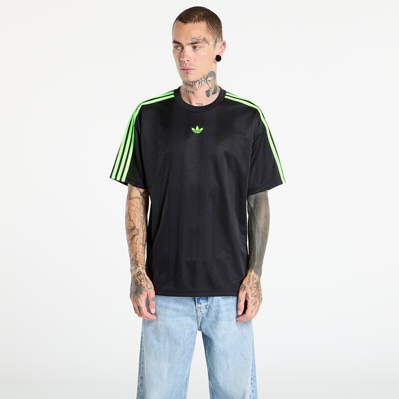 adidas Originals Tričko adidas Adicolor Jacquard Jersey Black /