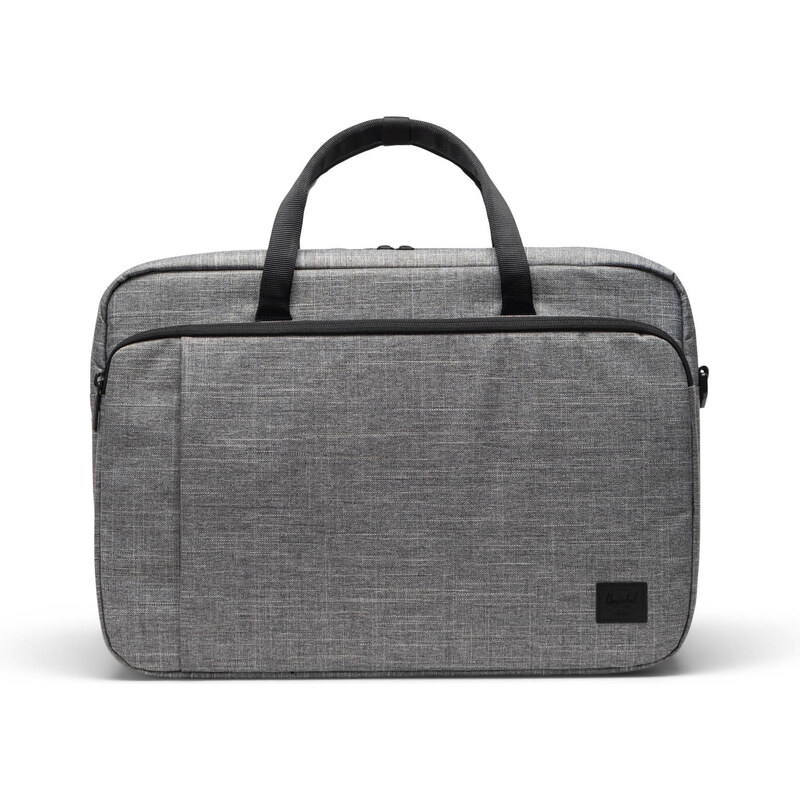 Herschel Bowen Convertible Travel Duffle Tech Raven Crosshatch