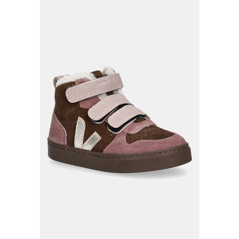 Veja Dětské semišové zimní boty Veja Small V-10 Mid Winter