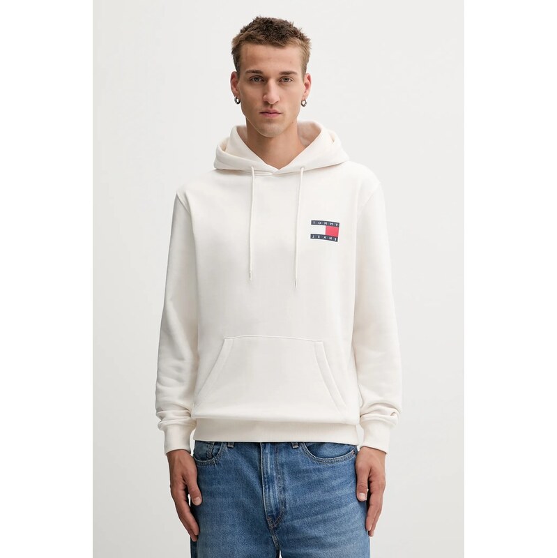Tommy Jeans mikina s kapucí pánská s bavlnou