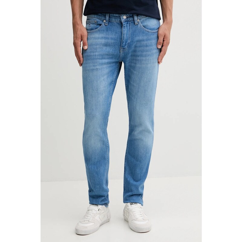 Džíny Tommy Jeans pánské, modrá barva, DM0DM22246