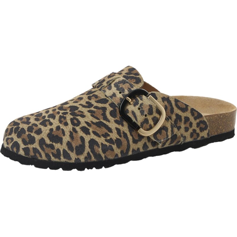 Tamaris Pantofle hnědá / cappuccino / černá 107748576