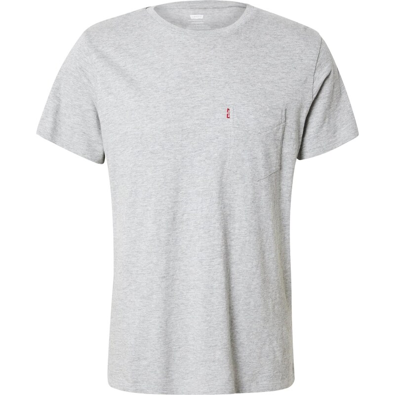 LEVIS  Tričko Classic Pocket Tee světle šedá