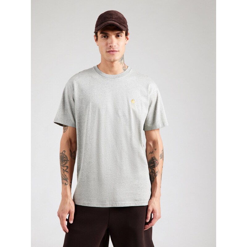 Carhartt WIP Tričko 'Chase' šedý melír