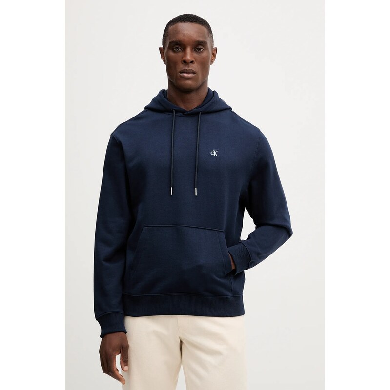 Calvin Klein Jeans mikina s kapucí pánská bavlněná