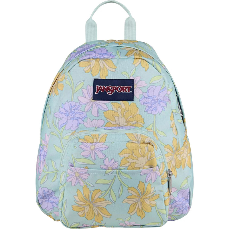 Květinový dámský malý batoh JanSport Half Pint Backpack Mint 107747403