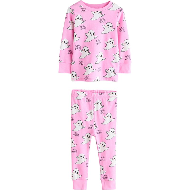 Next Pyžamo Halloween pink / černá / bílá
