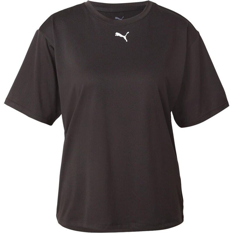PUMA Funkční tričko Tad Essential černá / bílá