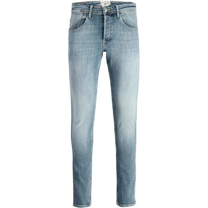 JACK & JONES Džíny JJIGlenn JJDenver modrá džínovina