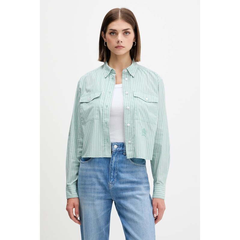 Bavlněná košile Tommy Jeans 107762446