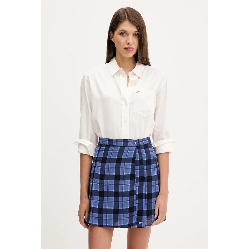 Tommy Jeans Bavlněná košile Tommy Jeans
