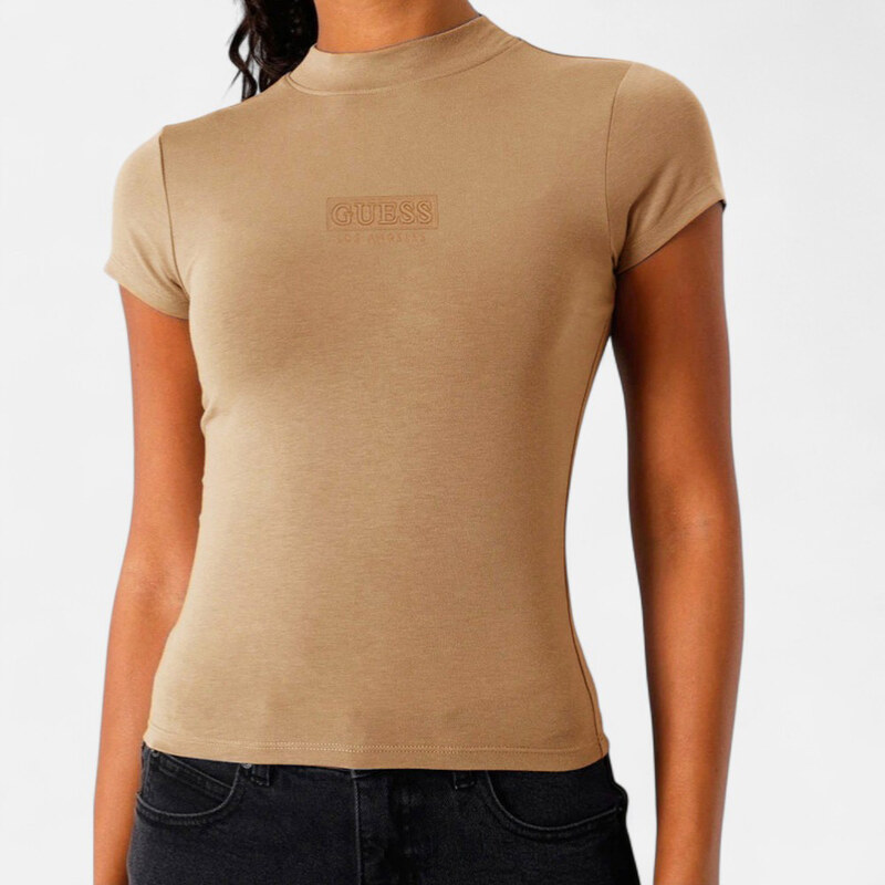 Dámské béžové triko Guess 56303