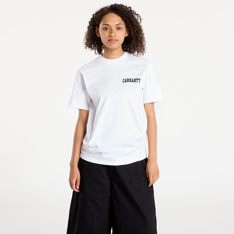 Tričko Carhartt WIP S/S University Script T-Shirt UNISEX White/