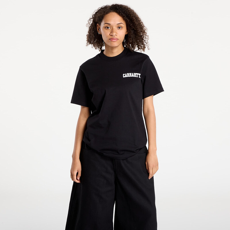 Tričko Carhartt WIP S/S University Script T-Shirt UNISEX Black/