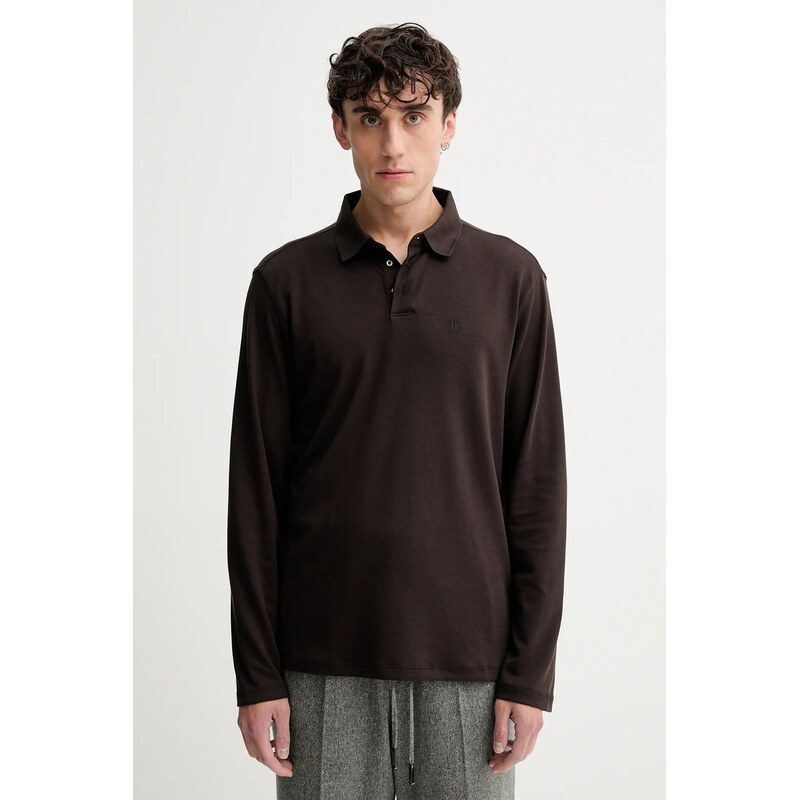 Calvin Klein Bavlněné tričko s dlouhým rukávem Calvin Klein