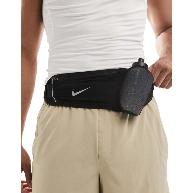 Nike Running Nike Flex Stride 12oz bottle belt in black