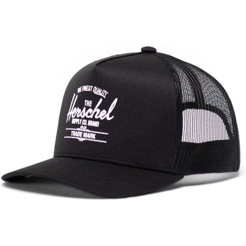 Herschel Kšiltovka Whaler Tall černá / bílá