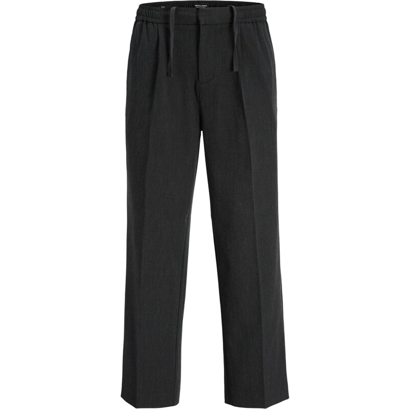 JACK & JONES Kalhoty se sklady v pase JPSTBill Diego antracitová
