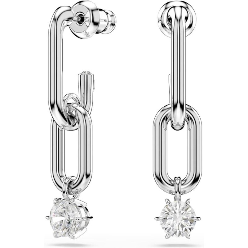 Swarovski Náušnice Constella stříbrná / průhledná