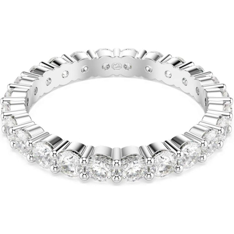 Swarovski Prsten Matrix stříbrná / průhledná