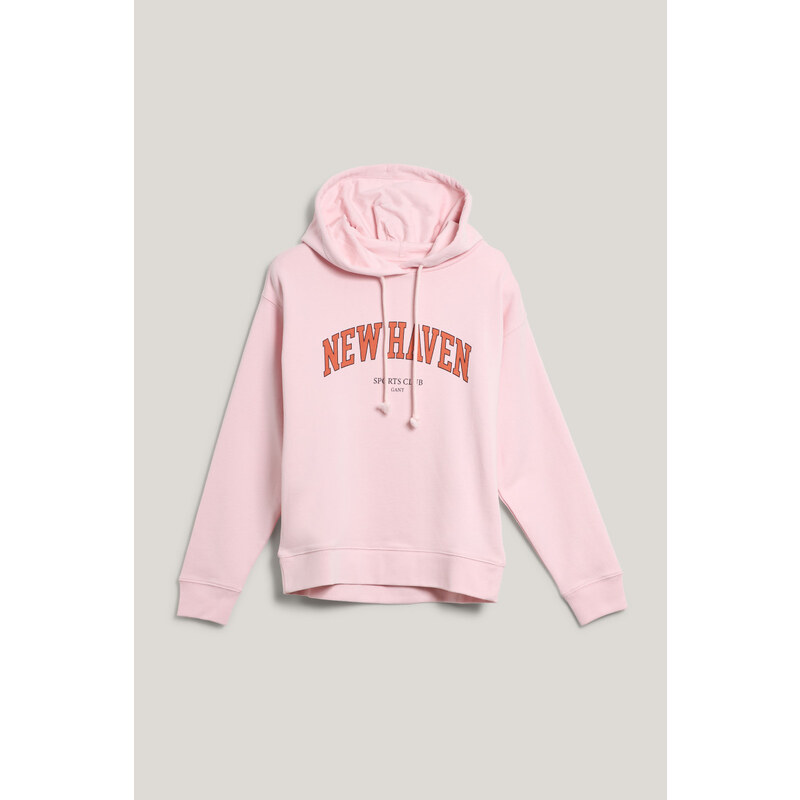 MIKINA GANT GRAPHIC HOODIE SALMON 107774454