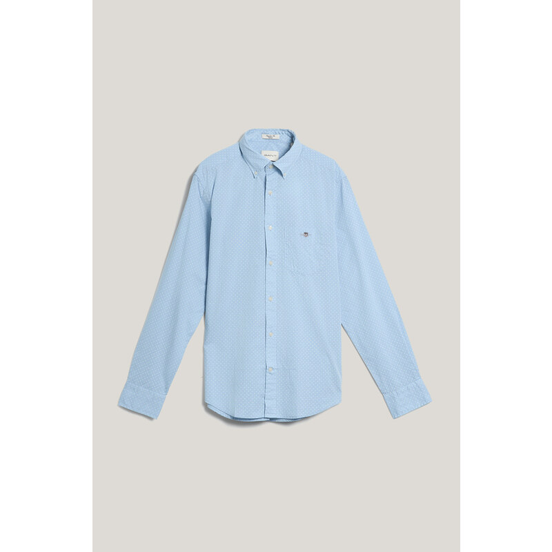 KOŠILE GANT REG MICRO PRINT SHIRT FRESH BLUE
