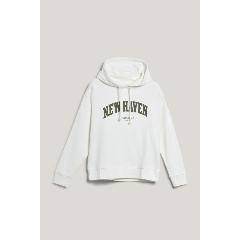 MIKINA GANT GRAPHIC HOODIE EGGSHELL 107774453