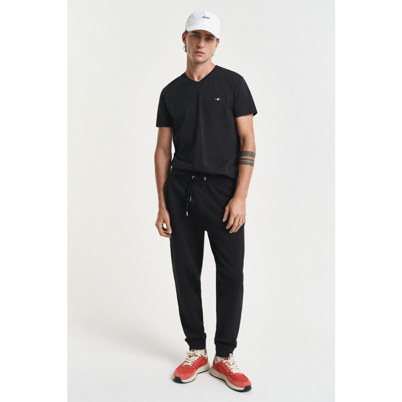 TEPLÁKY GANT REG SHIELD SWEATPANTS BLACK