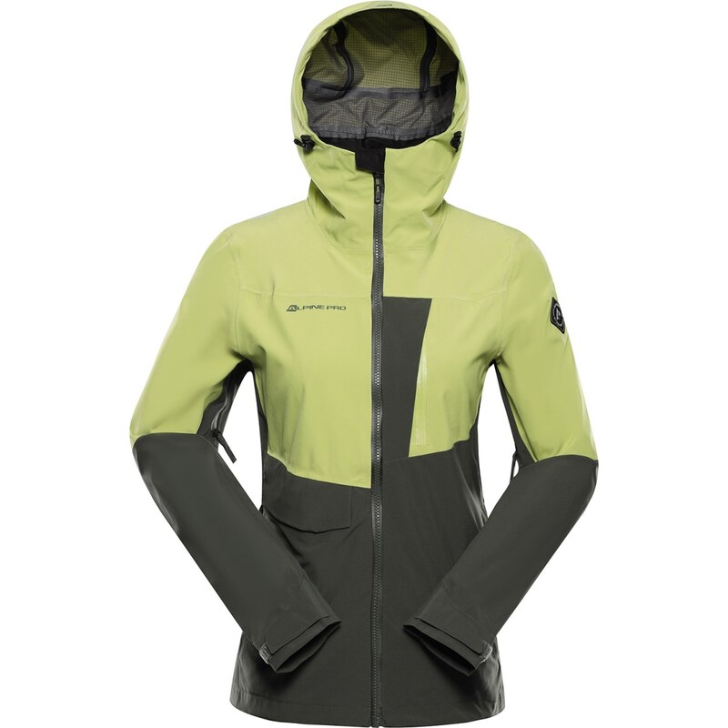 Dámská nepromokavá bunda s ptx membránou ALPINE PRO ZARRA 2 zelená 107777827
