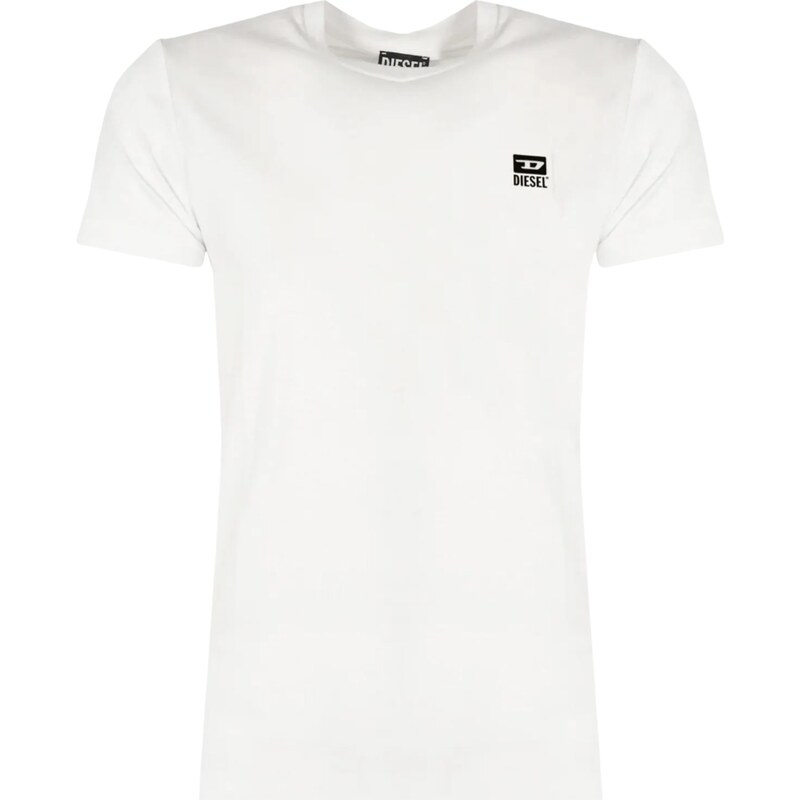 DIESEL Logo White tričko
