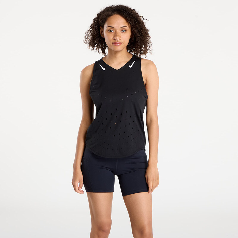 Tílko Nike AeroSwift Womens Dri-FIT ADV Running Singlet Black/ White/ 107787816