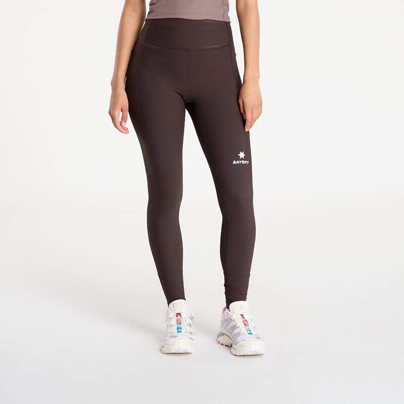 Legíny SAYSKY W Combat+ Rib Long Tights Coffee M