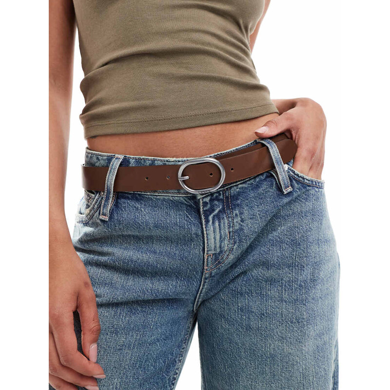 Levis Hermosilla leather belt in brown