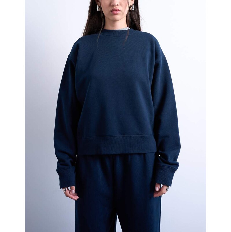 Topshop ultimate sweat in dark navy