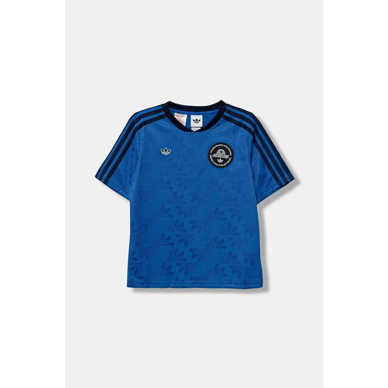 Dětské tričko adidas Originals modrá barva, JV7681