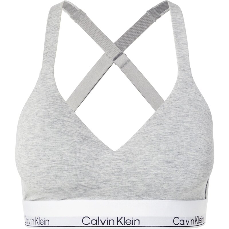 Calvin Klein Underwear Podprsenka šedá / černá / bílá
