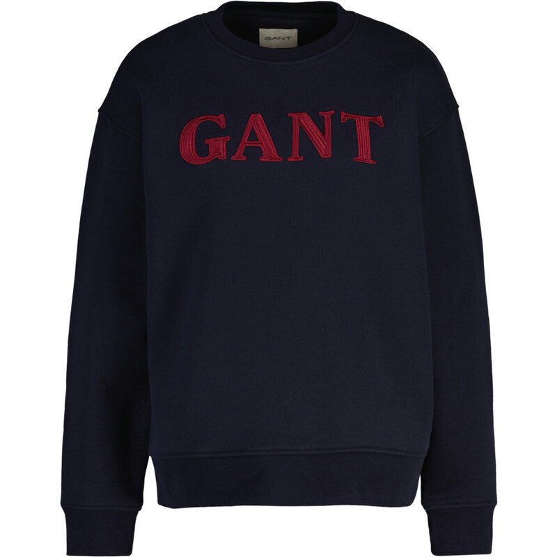 MIKINA GANT GRAPHIC C-NECK SWEAT EVENING BLUE 107792658