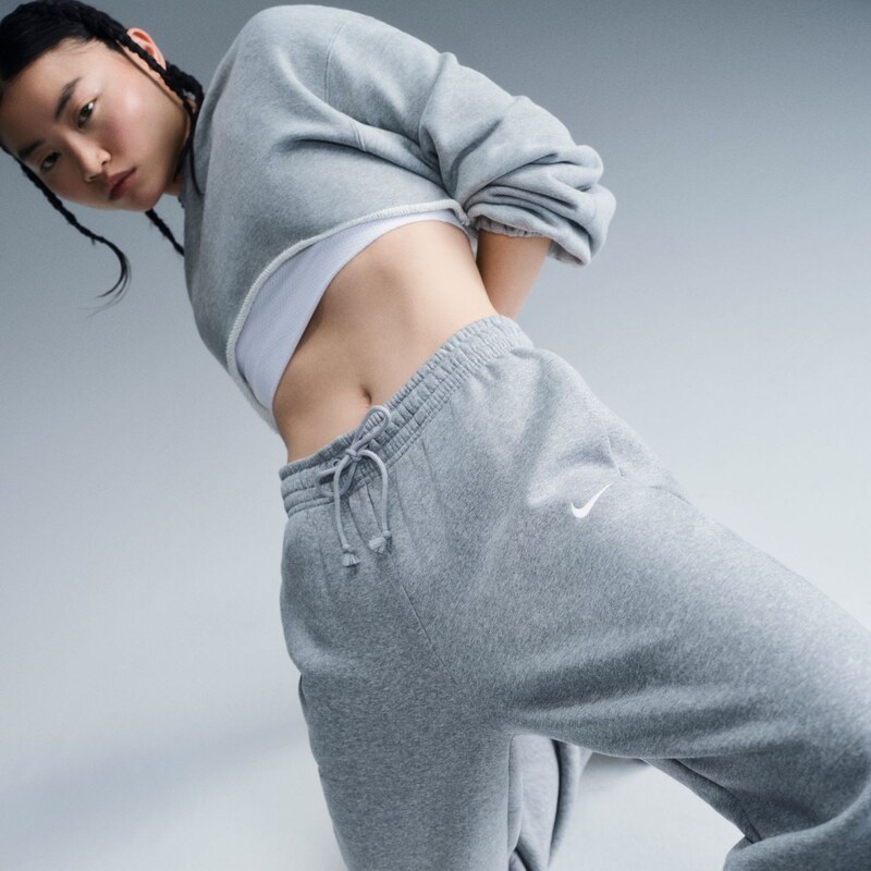 Nike Sportswear Phoenix Fleece DK GREY HEATHER/SAIL 063