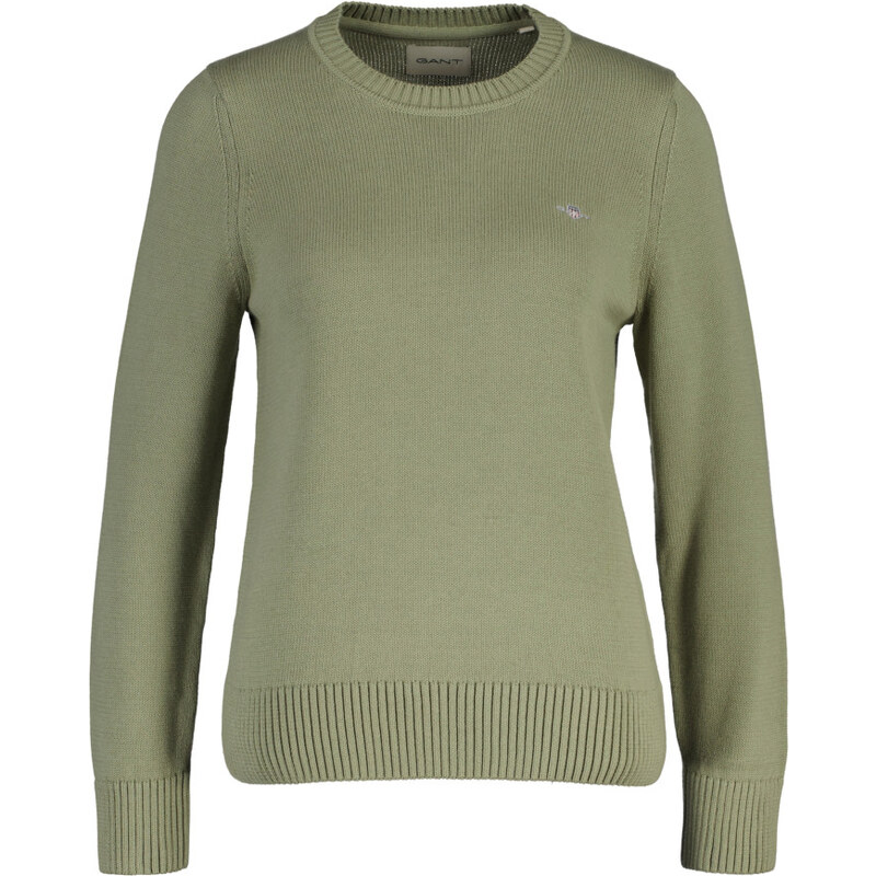 SVETR GANT CLASSIC COTTON C-NECK FADED SAGE