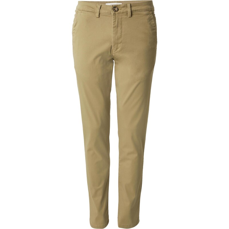 SELECTED Chino kalhoty SLHNEW MILES FLEX olivová