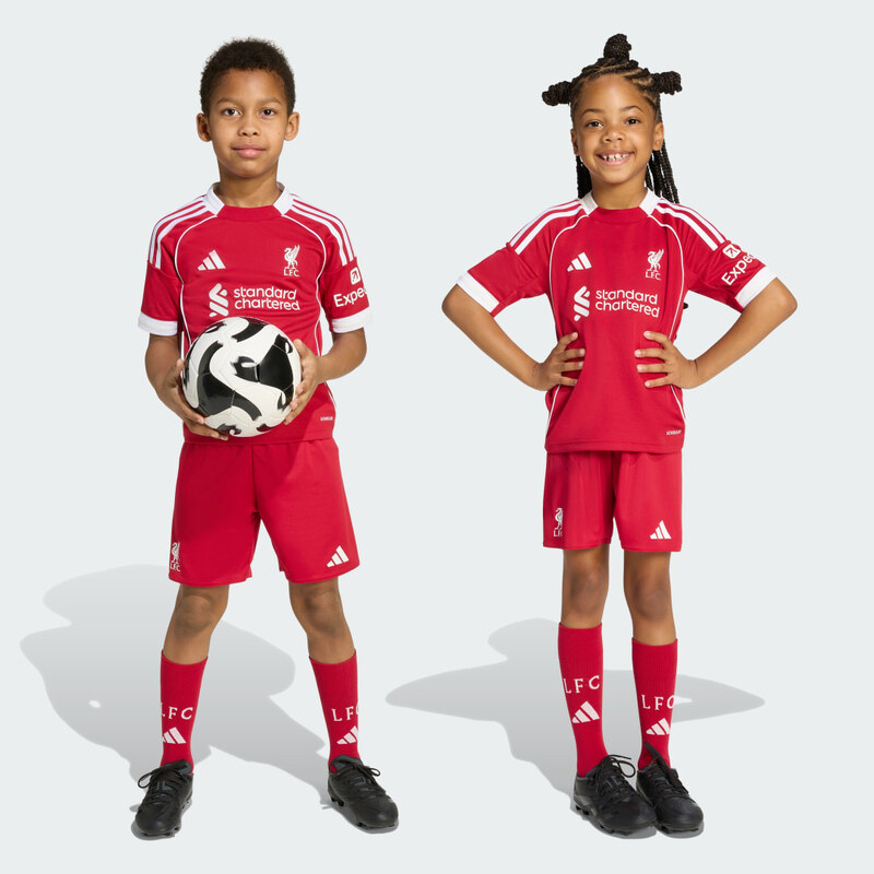 Adidas Domácí souprava Liverpool FC 25/26 ve zmenšené verzi pro