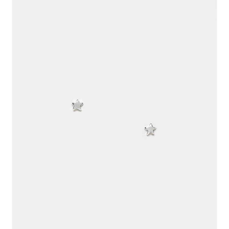 Kingsley Ryan tiny star earrings in sterling silver 107797394