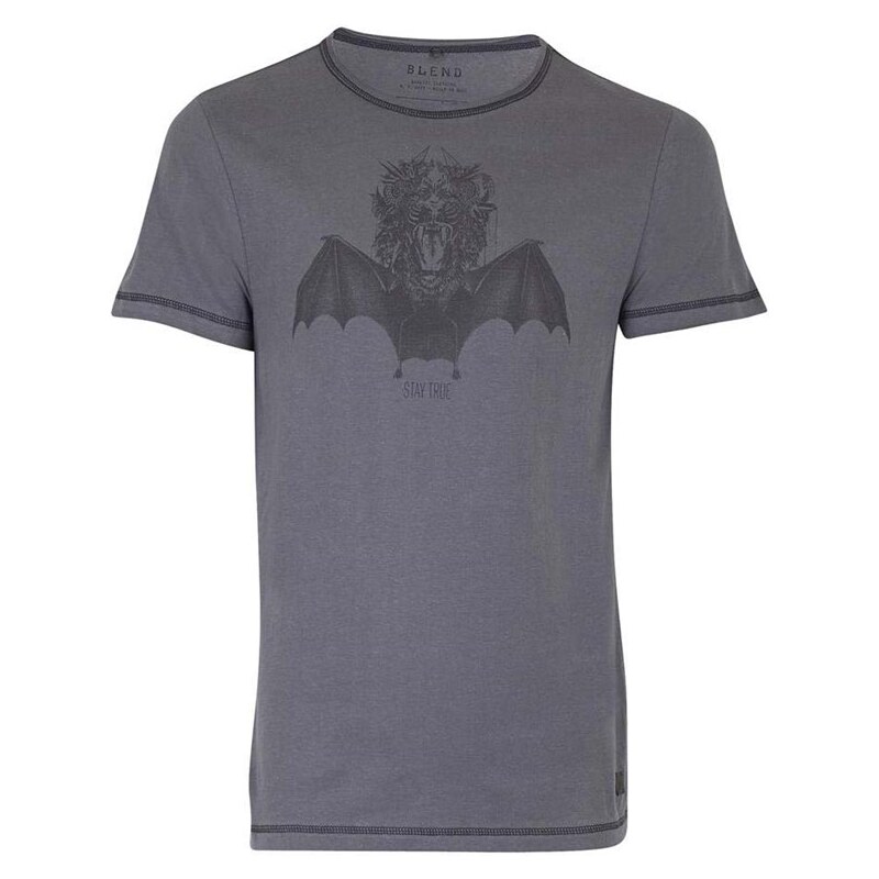 triko BLEND - T-shirt Castlerock grey (75003)