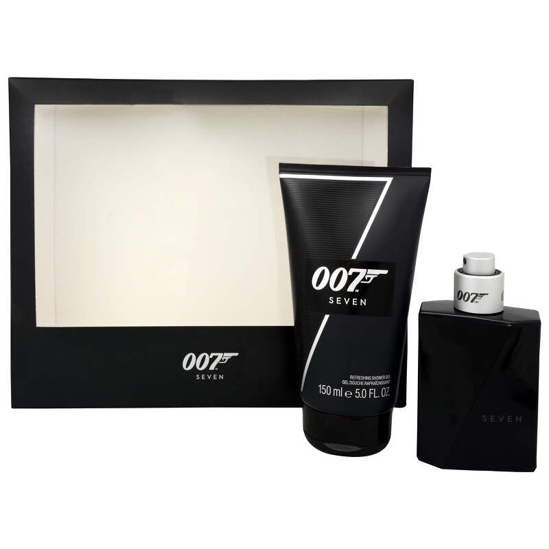 James Bond James Bond 007 Seven - toaletní voda s rozprašovačem 50 ml + sprchový gel 150 ml